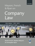 Cover: Mayson, French & Ryan on Company Law - Oxford University Press