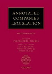 Enlarge image Cover: Annotated Companies Legislation - Oxford University Press