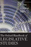 Cover: The Oxford Handbook of Legislative Studies - Oxford University Press