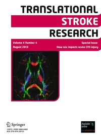 Abbildung von: Translational Stroke Research - Springer
