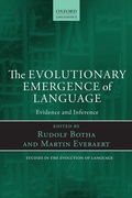 Cover: The Evolutionary Emergence of Language - Oxford University Press