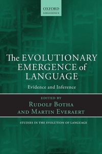 Enlarge image Cover: The Evolutionary Emergence of Language - Oxford University Press