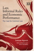 Cover: Law, Informal Rules and Economic Performance - Edward Elgar Publishing