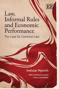Enlarge image Cover: Law, Informal Rules and Economic Performance - Edward Elgar Publishing