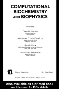 Enlarge image Cover: Computational Biochemistry and Biophysics - CRC Press