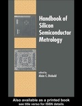 Cover: Handbook of Silicon Semiconductor Metrology - CRC Press