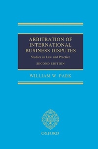 Abbildung von: Arbitration of International Business Disputes - Oxford University Press