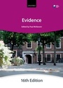 Cover: Evidence - Oxford University Press