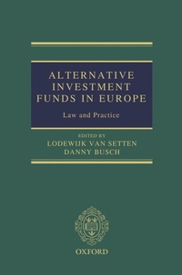 Abbildung von: Alternative Investment Funds in Europe - Oxford University Press