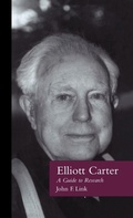 Cover: Elliott Carter - Routledge