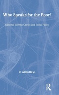 Cover: Who Speaks for the Poor - Routledge