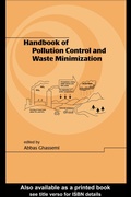 Cover: Handbook of Pollution Control and Waste Minimization - CRC Press