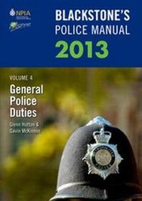 Abbildung von: Blackstone's Police Manual: General Police Duties v. 4 - Oxford University Press