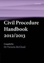Cover: Civil Procedure Handbook 2012/2013 - Oxford University Press