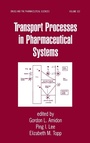 Cover: Transport Processes in Pharmaceutical Systems - CRC Press