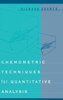 Cover: Chemometric Techniques for Quantitative Analysis - CRC Press