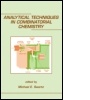 Cover: Analytical Techniques in Combinatorial Chemistry - Marcel Dekker Inc