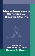Cover: Meta-Analysis in Medicine and Health Policy - CRC Press