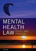 Cover: Mental Health Law: Policy and Practice - Oxford University Press