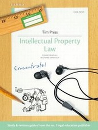 Enlarge image Cover: Intellectual Property Law Concentrate - Oxford University Press