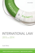 Cover: Questions & Answers International Law 2013 and 2014 - Oxford University Press