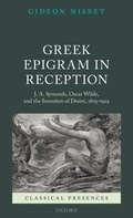 Cover: Greek Epigram in Reception - Oxford University Press