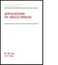 Cover: Applications Of Orlicz Spaces - Marcel Dekker Inc