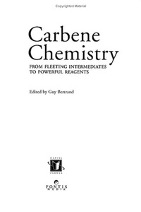 Abbildung von: Carbene Chemistry - CRC Press