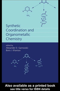 Abbildung von: Synthetic Coordination and Organometallic Chemistry - CRC Press