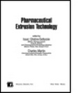 Cover: Pharmaceutical Extrusion Technology - CRC Press