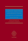 Cover: Company Meetings and Resolutions - Oxford University Press