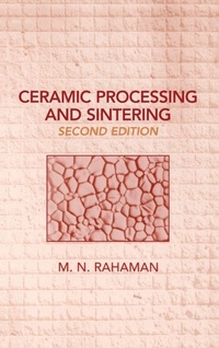 Enlarge image Cover: Ceramic Processing and Sintering - CRC Press