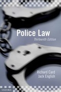 Bild: Police Law - Oxford University Press