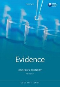 Enlarge image Cover: Evidence Core Text - Oxford University Press