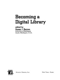 Abbildung von: Becoming a Digital Library - CRC Press