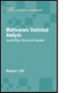 Cover: Multivariate Statistical Analysis - Marcel Dekker Inc