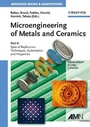 Cover: Microengineering of Metals and Ceramics - Wiley-VCH
