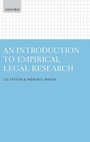 Cover: An Introduction to Empirical Legal Research - Oxford University Press
