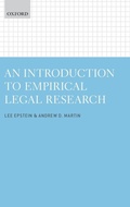 Cover: An Introduction to Empirical Legal Research - Oxford University Press