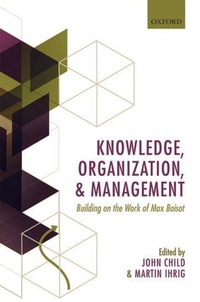 Enlarge image Cover: Knowledge, Organization, and Management - Oxford University Press