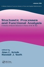 Cover: Stochastic Processes and Functional Analysis - CRC Press