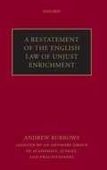 Cover: A Restatement of the English Law of Unjust Enrichment - Oxford University Press