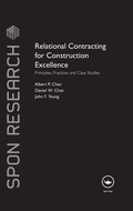 Cover: Relational Contracting for Construction Excellence - Routledge