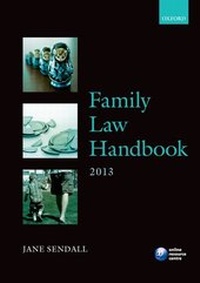 Abbildung von: Family Law Handbook 2013 - Oxford University Press
