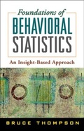 Cover: Foundations of Behavioral Statistics - Guilford Publications