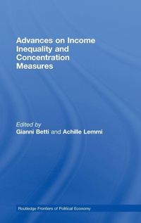 Enlarge image Cover: Advances on Income Inequality and Concentration Measures - Routledge