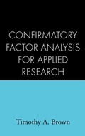 Cover: Confirmatory Factor Analysis for Applied Research - Guilford Publications