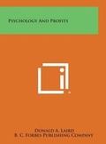 Cover: Psychology and Profits - Literary Licensing, LLC