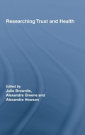 Cover: Researching Trust and Health - Routledge