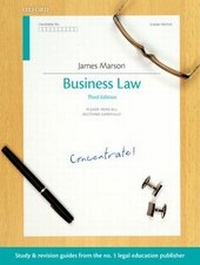Enlarge image Cover: Business Law - Oxford University Press